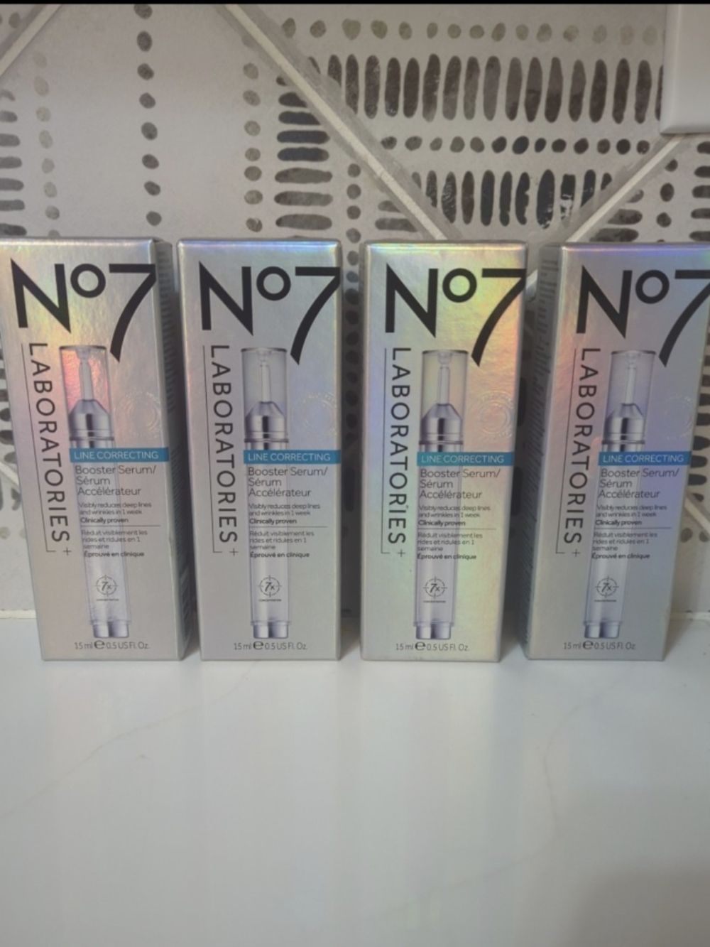 No. 7 Laboratories Line Correcting Booster Serum 15ml x 4